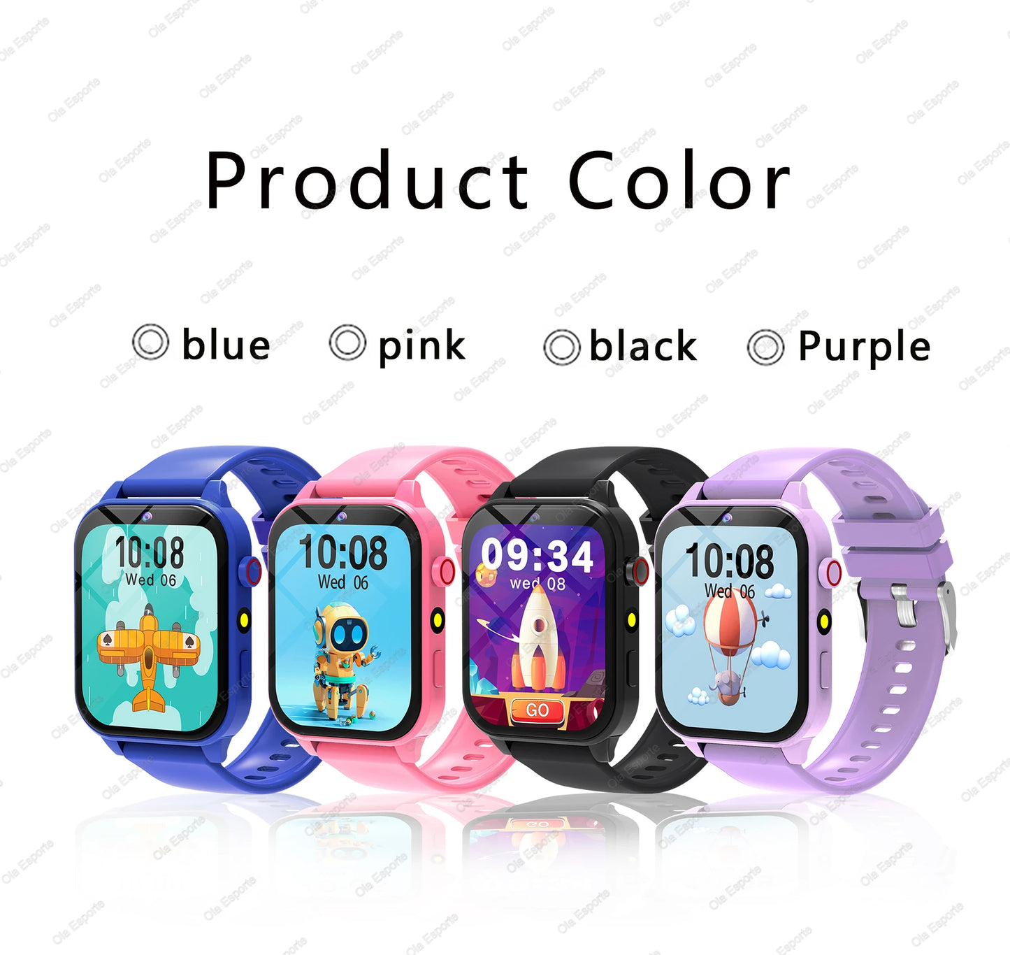 Children's Wristwatch 18 Games Kids Smart Watch Pedometer Tracker Time Display Sleep Calculator Stopwatch Flashlight Smartwatch