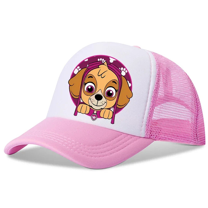 Paw Patrol Child Baseball Caps Cartoon Printed Hat Boys Girls Summer Outdoor Sun Hat Adjustable Peaked Cap Kids Birthday Gifts