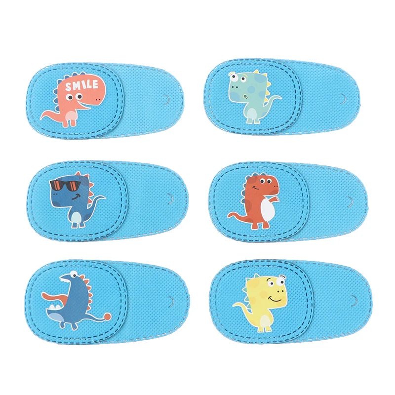 【6Pcs/set Children Health Care Kids Occlusion Medical Lazy Eye Patch Eyeshade For Kids Strabismus Vision Care Kit】