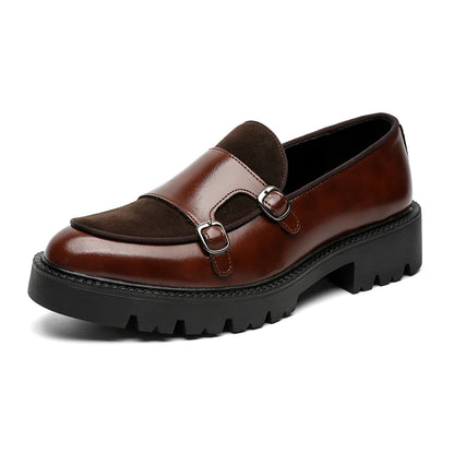 DIMANYU Men's Loafers Pointed Toe 2026 New Autumn British Style Slip-On Casual Thick-Soled Large Size Moccasins