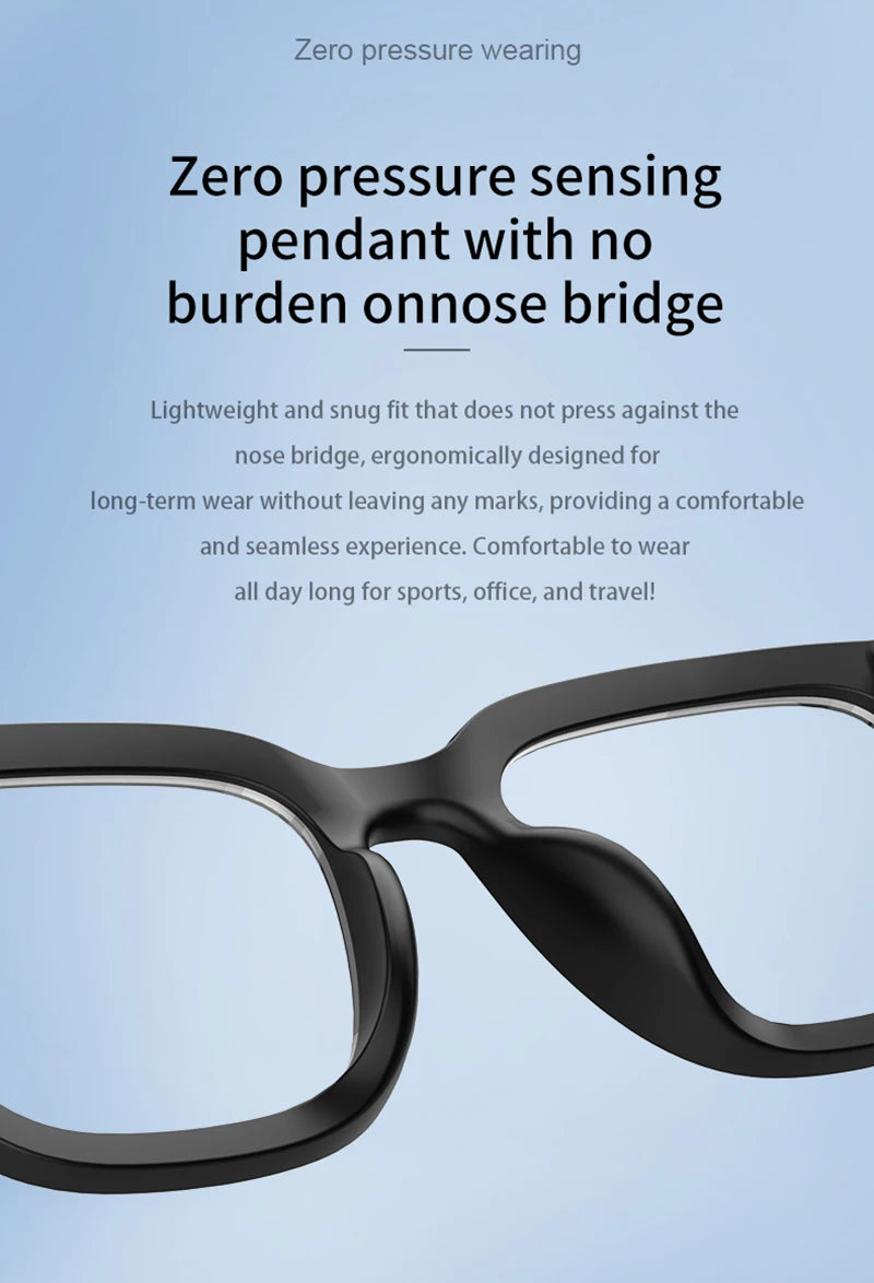 VIVO AI Intelligent Glasses Fashion Waterproof Multifunctional Bluetooth Call Playing Music Smart Sunglasses For Men & Woman