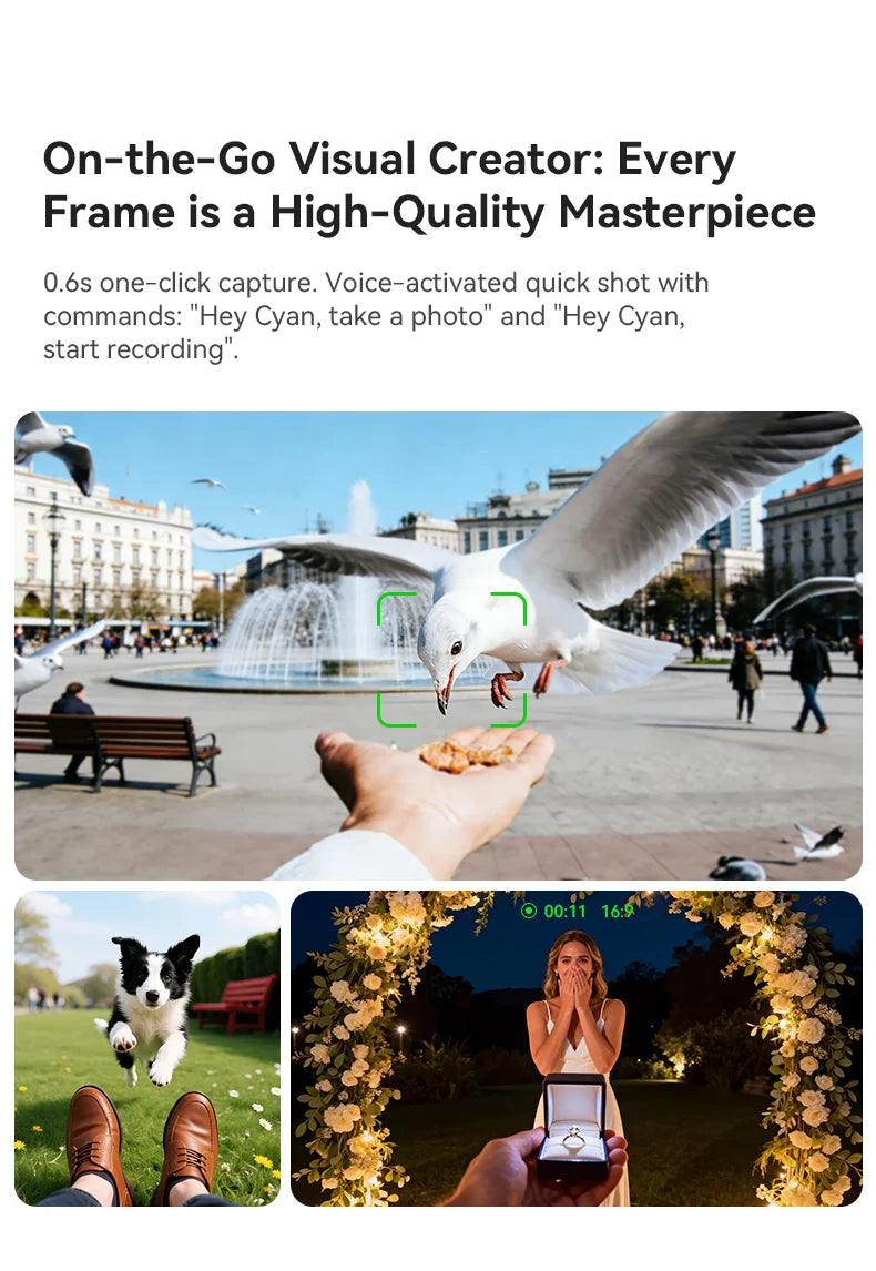 2026New AI Smart Glasses Minimalist Premium Bluetooth Calling Real-time Translation/4K Video Ultra-light TR90 Compatible Eyewear