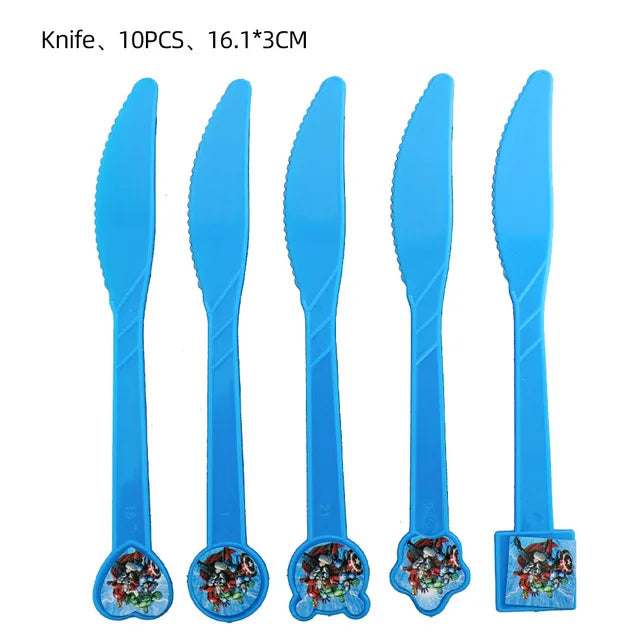 Avengers Marvel Party Decorations SuperHero Theme Tableware Kit Balloon Deco Happy Birthday Banner Supplies for Boys Favors Gift
