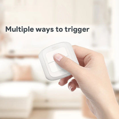 Tuya Smart WiFi/Zigbee Switch Push Button Switch 2Gang 4 Scene Wireless Smart Home Remote Controller Automation Scenario Switch