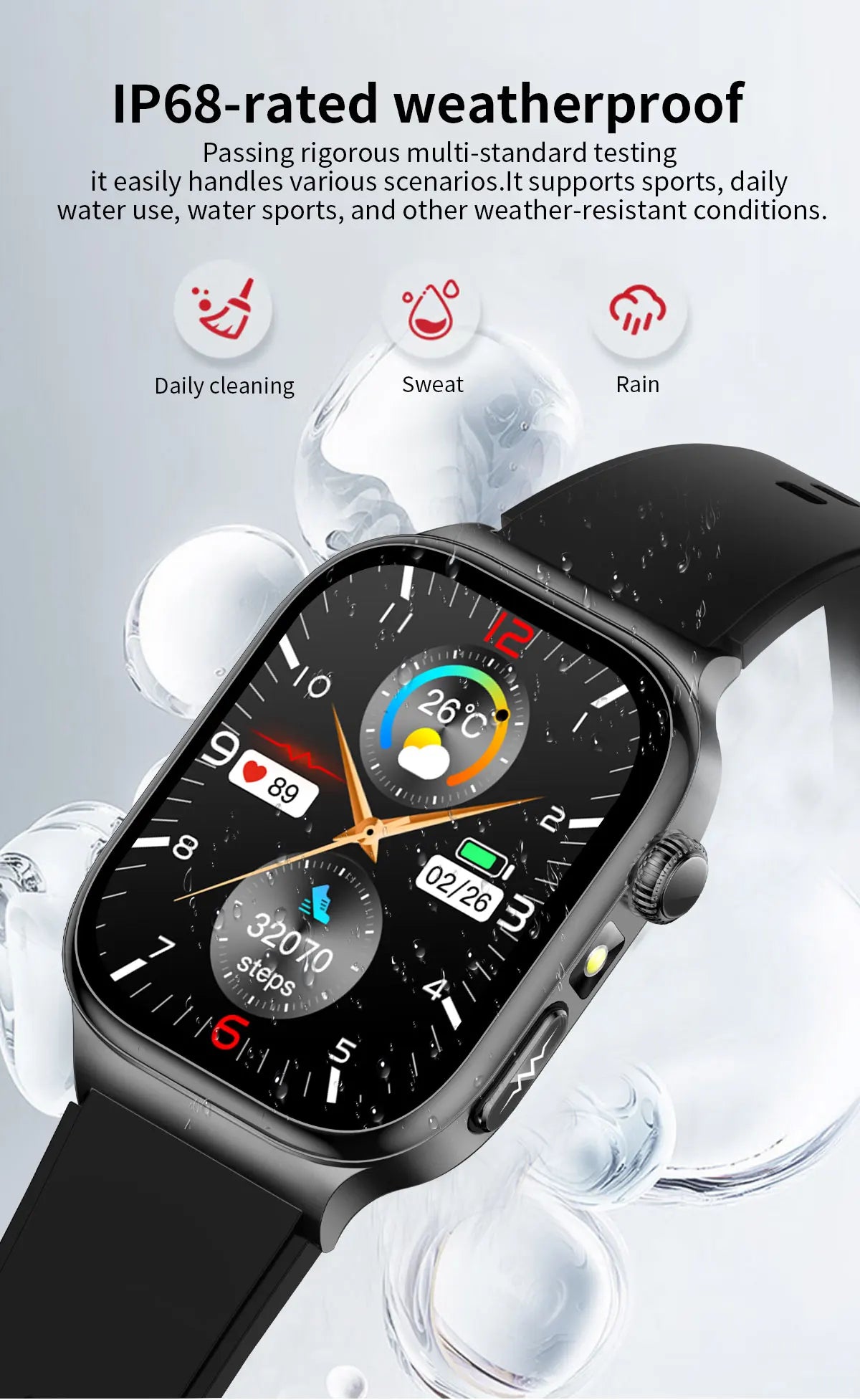 New Blood Lipids Uric Acid Blood pressure Smart Watch Men ECG+PPG Fitness Tracker Clock Heart Rate Bluetooth call Smart watches