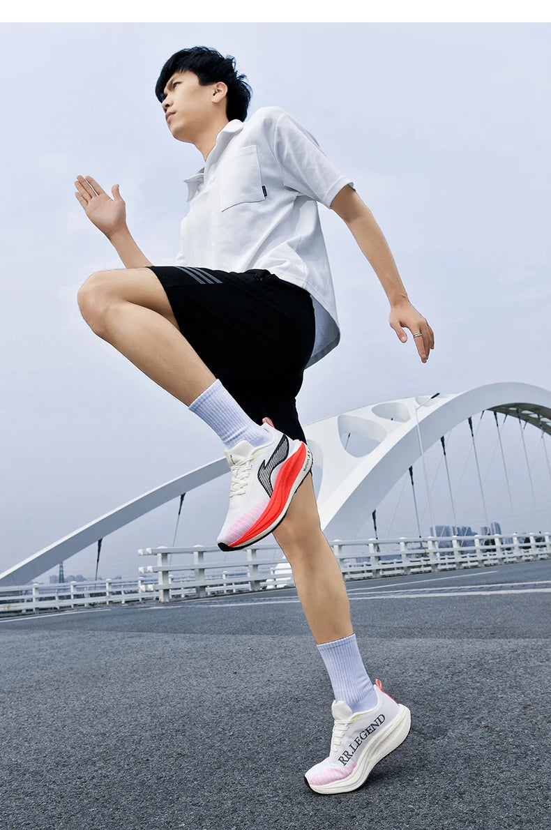 2026 New Men/women Carbon Plate Mesh Casual Sports Shoes, Breathable, Lightweight, Shock-Absorbing Running Sneakers