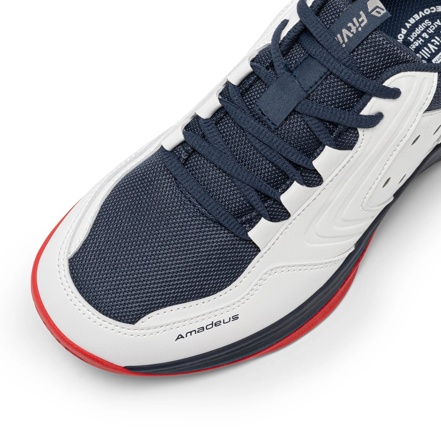 FitVille Tennis Shoes Wide Casual Sports Shoes for Men Breathable Racquetball Badminton Sneakers for All Court with Arch Support