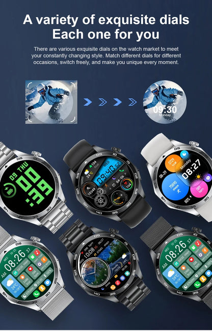LIGE Micro Physical Examination ECG Smart Watch Men Bluetooth Call Heart Rate Blood Pressure Oxygen Health Smartwatch 2025 New