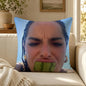Person A-Addison R-Rae Funny Cushion Cover Soft Short Plush Decorative Pillow Cover for Sofa Bedroom Easy to Clean
