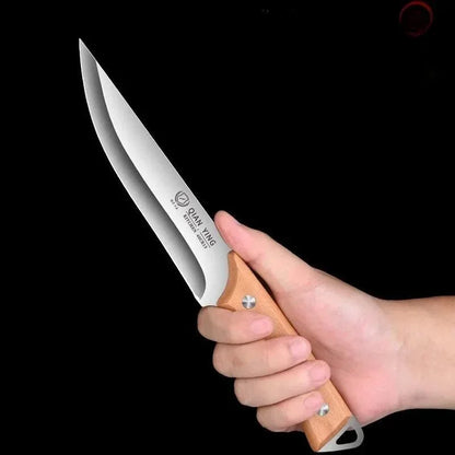 Professional boning knives and high-hardness kitchen knives are suitable for slaughtering pigs, cattle and sheep in the kitchen