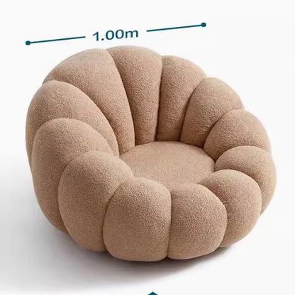 Lazy sofa single double pumpkin sofa reclining sleeping cloud swivel chair bedroom Internet celebrity sofa balcony sedentary