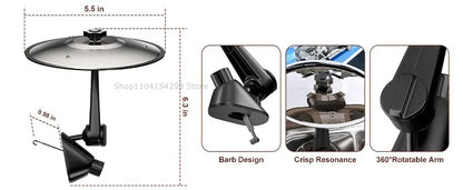Universal Mini Drums Colliding With Cymbals Vent Decoration For Car Rugged Automotive Interior Accessories Crash Proof Design