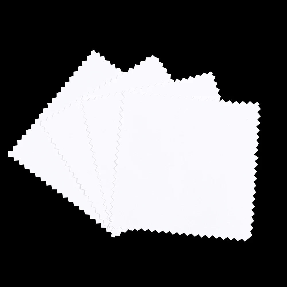 20/50pcs Polish Polishing Cloth Silver Color Cleaning Polishing Cloth Soft Clean Wipe Wiping Cloth For Silver Gold Jewelry Tool