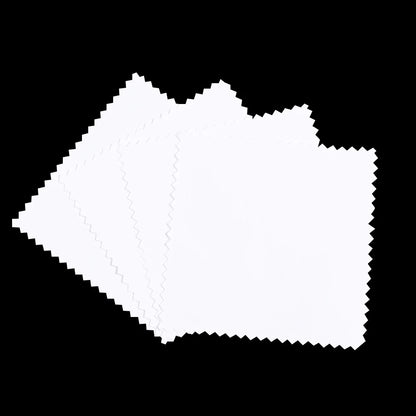 20/50pcs Polish Polishing Cloth Silver Color Cleaning Polishing Cloth Soft Clean Wipe Wiping Cloth For Silver Gold Jewelry Tool