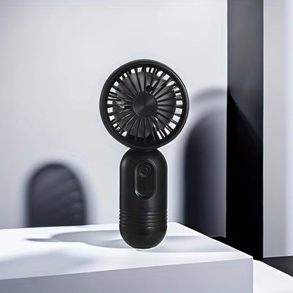 USB Mini Rechargeable Portable Fan with 3 Speeds, Handheld Fan for Gift Choice, Perfect For Office, Outdoor, Travel, Camping