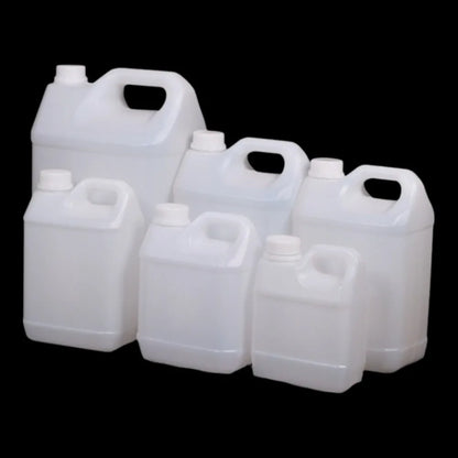 1/2/3/4/5/6/10L Plastic Airtight Bottle with Lid Food Grade HDPE Bucket Sealed Large-Capacity Oil Jerrican Gel Shampoo