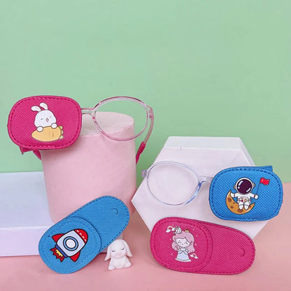 【6Pcs/set Children Health Care Kids Occlusion Medical Lazy Eye Patch Eyeshade For Kids Strabismus Vision Care Kit】