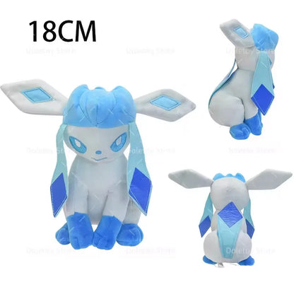 Hot Pokemon Plush Sylveon Leafeon Umbreon Vaporeon Glaceon Soft Anime Dolls Throw Pillow Stuffed Animal Birthday Gift for Kids