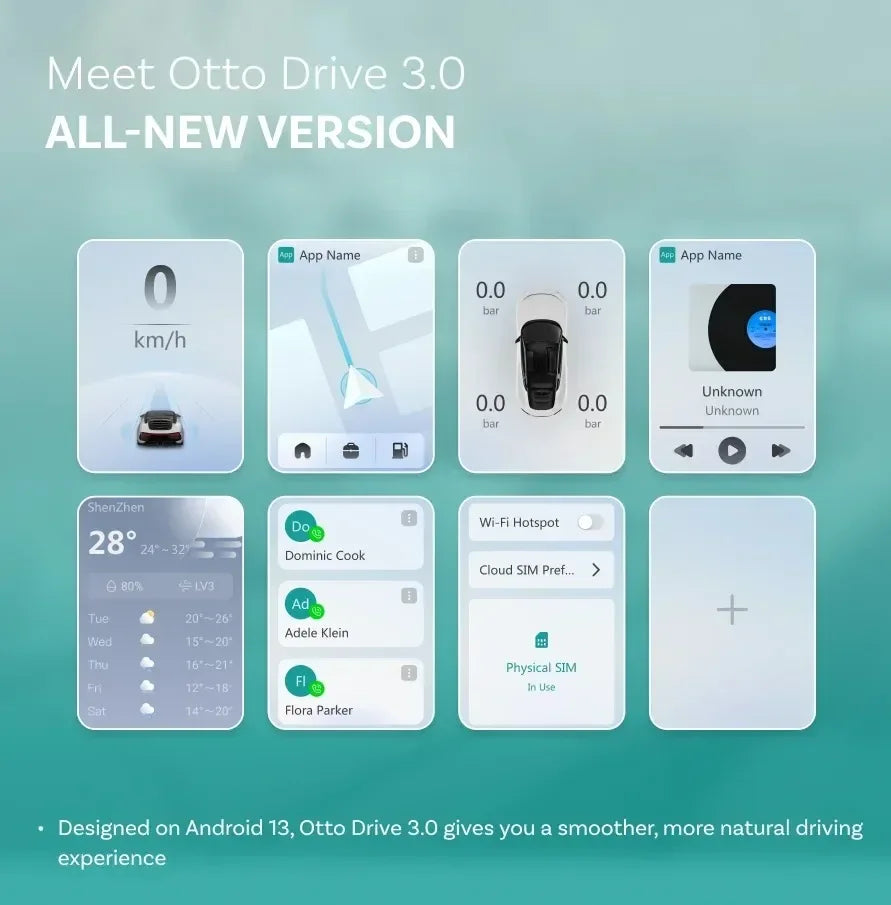 Ottocast OttoAibox P3 Pro AI Box Wireless CarPlay Android Auto QCM 6225 HDMI YouTube Netflix Video for Benz VW Ford Toyota