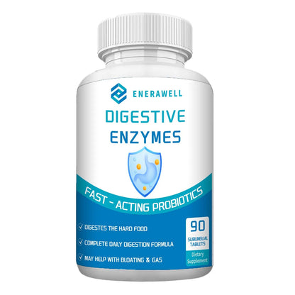 Digestive Enzymes Supplement - Digestion and Intestinal Health for Adults Men and Women, Promotes Nutrient Absorption
