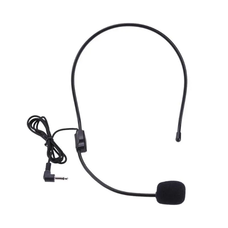 New Portable Head-mounted Headset Microphone Wired 3.5mm Plug Guide Lecture Speech Headset Mic For Teaching Meeting bee ear mic