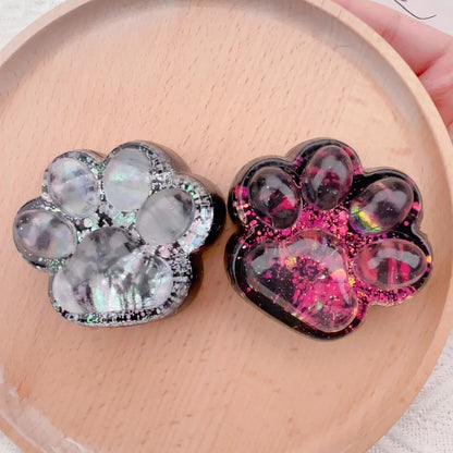 Taba Squishy Rainbow Cat Claw Squishy Fidget Toy Soft Cat Paw Slow Rebound Pinch Decompression Toys Adults Relief Squeeze Toys