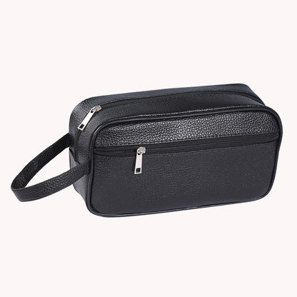 Men Wallets Retro PU Leather Business Handbags Vintage Wristlet Bag Mobile Phone Storage Coin Purse Fashion Woman Coametics Bag