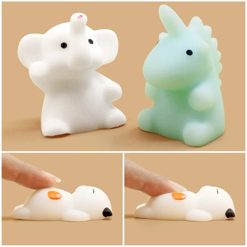 15-30PCS Mochi Squishies Kawaii Anima Squishy Toys For Kids Antistress Ball Squeeze Party Favors Stress Relief Toys For Birthday