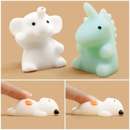 15-30PCS Mochi Squishies Kawaii Anima Squishy Toys For Kids Antistress Ball Squeeze Party Favors Stress Relief Toys For Birthday