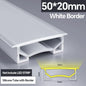 1M-10M LED Neon Rope Tube Soft Silicone Diffuser Channel Black/White Flexible Ribbon Strip Light for Recessed Channel