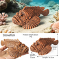 Realistic Marine Animal Figurine Deep Sea Creature Model Ocean Fish Figures Blobfish Collection Kids Toy Boy Girl Gift Ornament