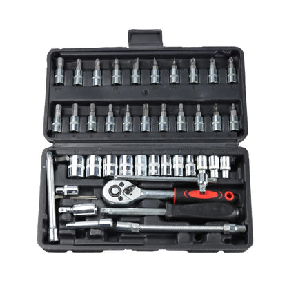 Car Disassembly Tools Tool Kit Full Set Socket Wrench Several Repair Wrenches Box Complete Ratchet Toolbox Special Auto Parts