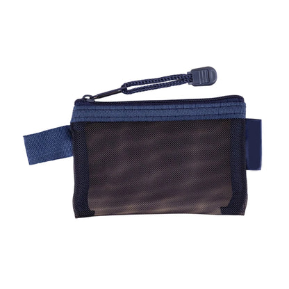 Zipper Mesh Bag Nylon Small Makeup Zipper Mesh Pouch Earphone Storage Bags Multi-purpose Square Bag Coin Bag