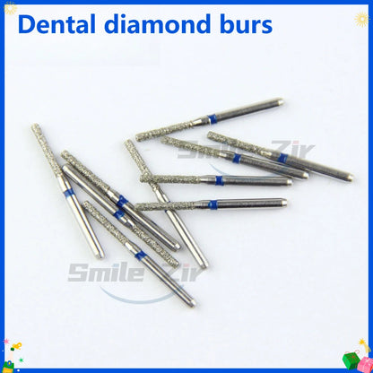50Pcs Dental Dentist Diamond Burs Drill FG 1.6mm Bur for High Speed Handpiece FG Dental Bur Stomatology Dentistry Grinding Tools