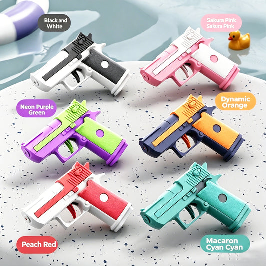 Mini water pistol Mechanical continuous firing Water Gun Summer  Pool Shooting Watergun Manual Water Gun Outdoor Game Toys Gifts