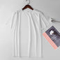 M-5XL Men's Ice Silk T-Shirt V-neck Quick Dry Seamless Short Sleeve Shirt Summer Male Casual Thin Solid Color Tees Undershirt