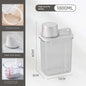 Laundry powder storage box, bathroom laundry detergent storage tank, transparent acrylic box, household necessities