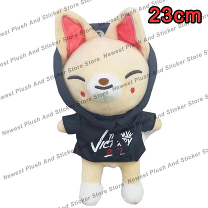 8pcs Skzoo Plush 25cm Kpop Cartoon Stuffed Animal Plushies Stray Kids Plush Doll Toys Kawaii JYP Adults KZ Fans Keychain  Gift
