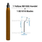 Deburring Tool Kit RB1000 Handle with BS1018 Blades Burring Blade Burring Pen For Pipe Copper Burrs Removal Trimming Tool