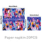 Demon Hunting Team Disposable Tableware Tablecloth Gift Bag Birthday Party Decoration Supply Classroom Reward Prize Fun Toy Gift