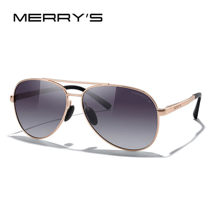 MERRYS DESIGN Classic Polarized Pilot Men Sunglasses For Driving Fashion Women Gradient Sunglasses UV400 S8268