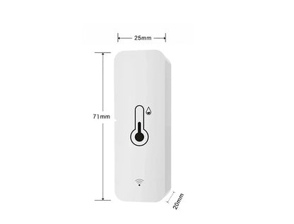 Tuya Zigbee WiFi Temperature And Humidity Sensor APP Remote Monitor For Smart Home var SmartLife WorkWith Alexa Google Assistant