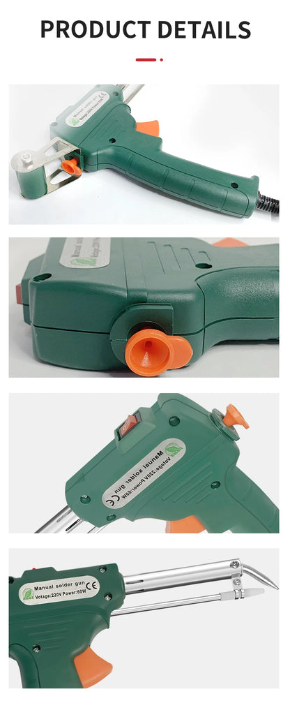 Electric Soldering Iron Gun Hand-held Internal Heating Soldering Iron Automatically Send Tin Gun Soldering Welding Repair Tool