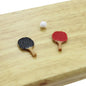 1:12 Miniature Table Tennis Racket Model Table Tennis Table Decor Accessories