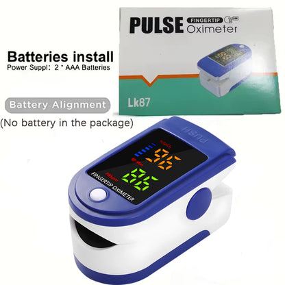 Household Medical Digital Ear Thermometer Baby Adult Fever Thermometer, Finger Pulse Oximeter Portable Health Monitoring Device