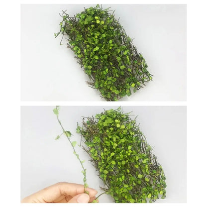 1 Box Miniature Plant Creepers Simulation Rattan Leaves Sand Table Vegetation Garden Scene Micro Landscape DIY Accessories