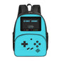 Casual Commute Games Console Circular Front Pocket Backpack For Boys/Girls Best Gifts 2D Flat Cartoon School Bag For Children