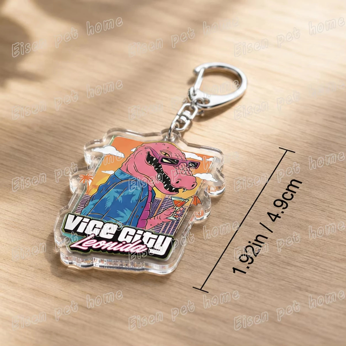 Classic Game Vice City Keychains for Accessories Bag Charm San Andreas Pc Games Lovers Keyring Jewelry Fans Gifts