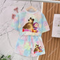 Mashas and The Bear Sets Summer Outdoor Breathable Soft Lightweight Casual Tracksuit Kawaii Anime Fashion Smile Outfit Set Gifts