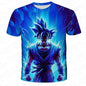 Anime Dragon Ball Son Goku 3D Print Kids T Shirt Summer Fashion Casual T-shirt Boy Girl Unisex Children's Clothing Tshirt Tops